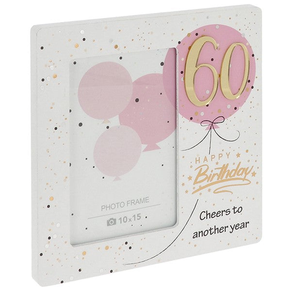 Celebration Birthday Photo Frame 60th