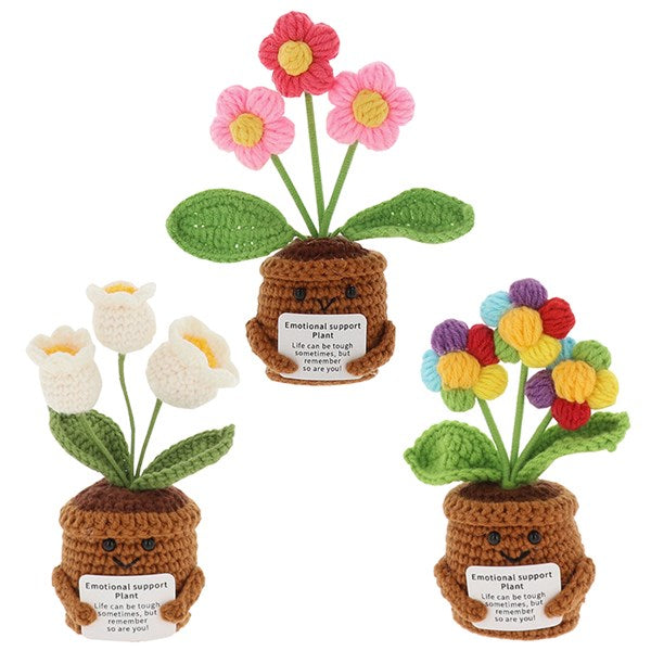 Cheery Crochet Smiley Pots Collection
