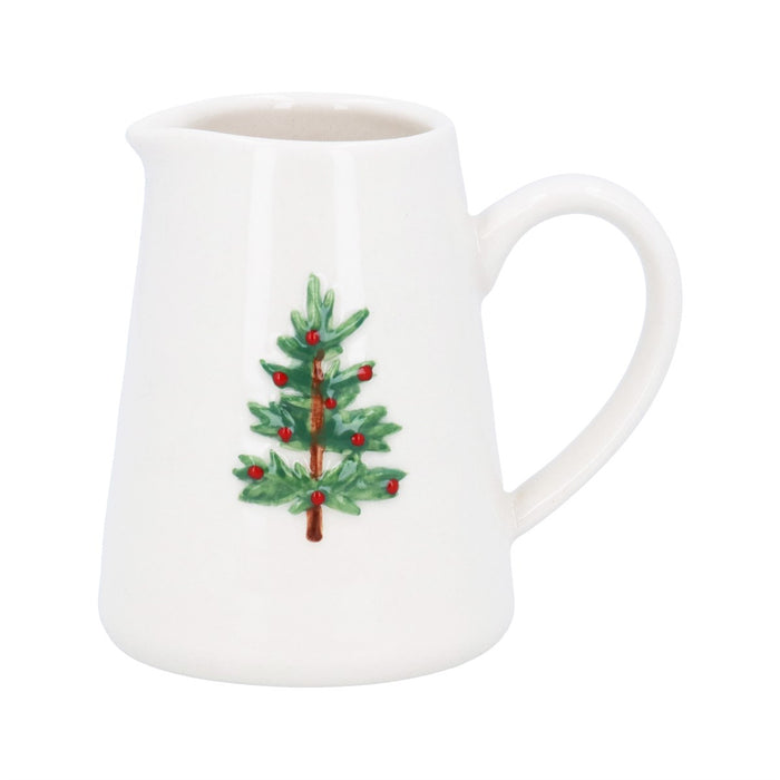 Gisela Graham Tree With Berries Stoneware Mini Jug 8cm