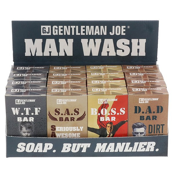 Gentleman Joe Man Wash Original Soap Bar Choice Of 4 Fragrances