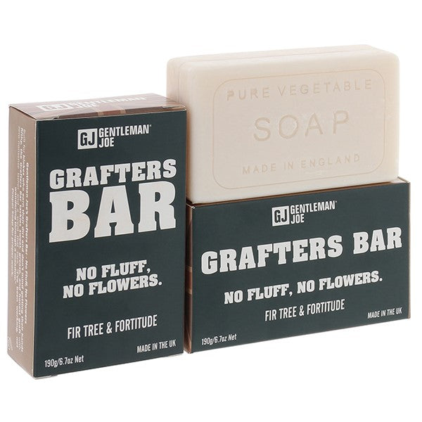 Man Wash Soap Classic Grafters Bar Fir Tree & Fortitude