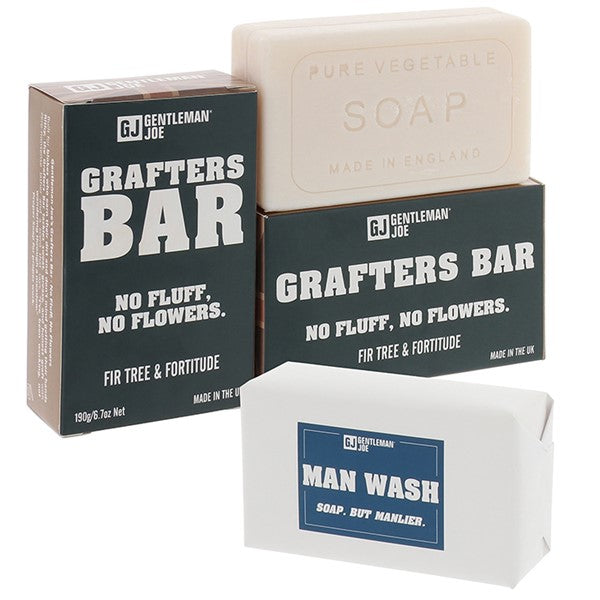 Man Wash Soap Classic Grafters Bar Fir Tree & Fortitude