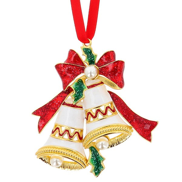 Xmas Treasures Bells Tree Ornament