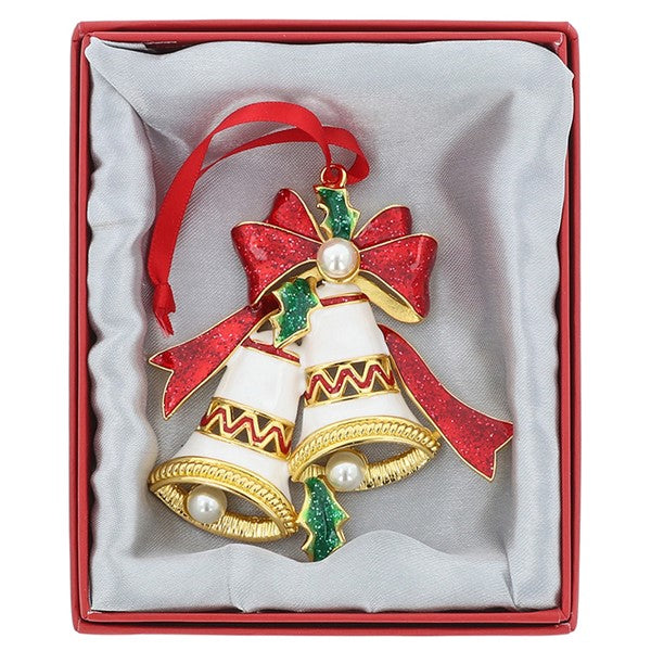 Xmas Treasures Bells Tree Ornament