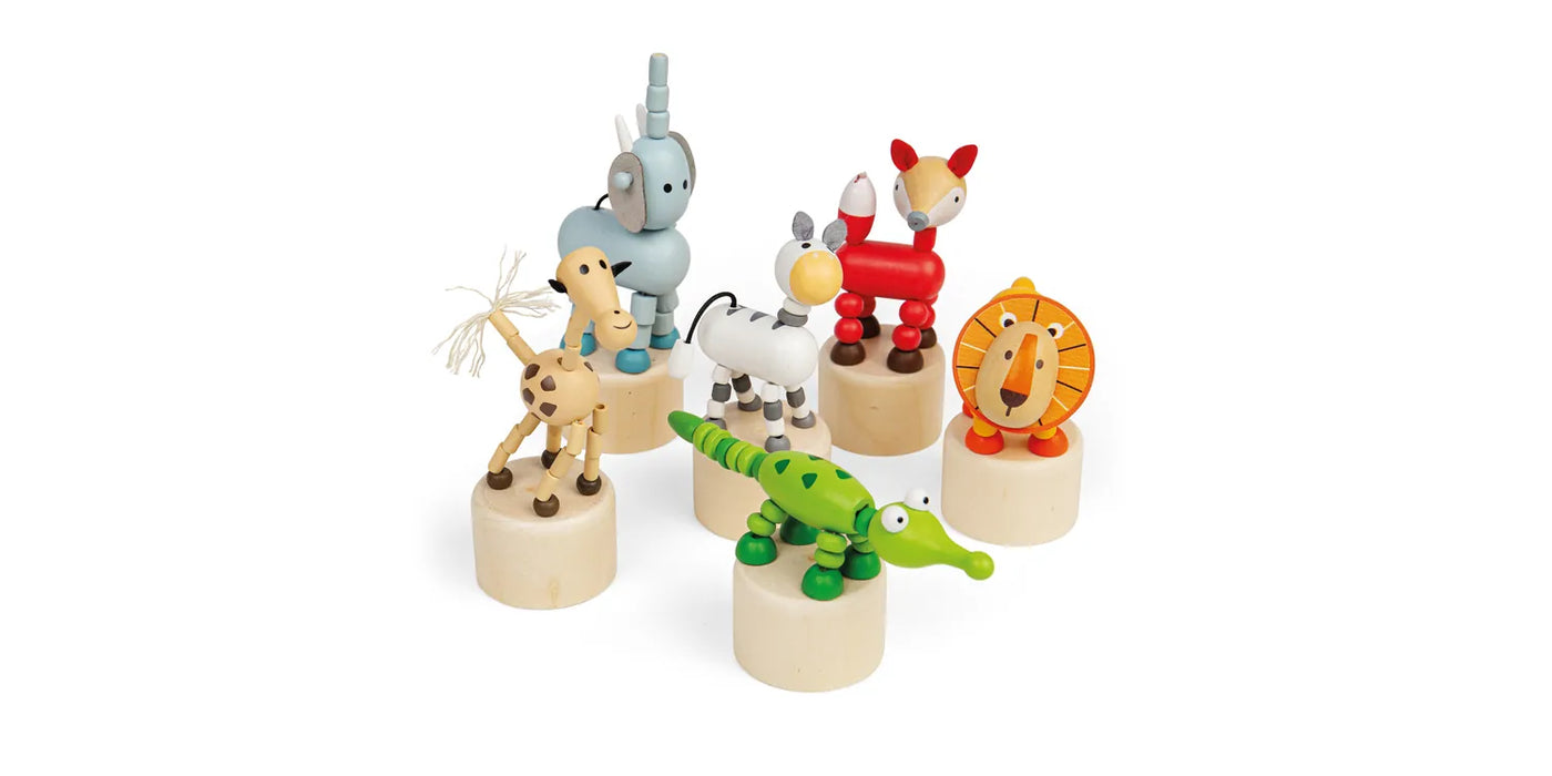 Bigjigs Jungle Animal Push Ups