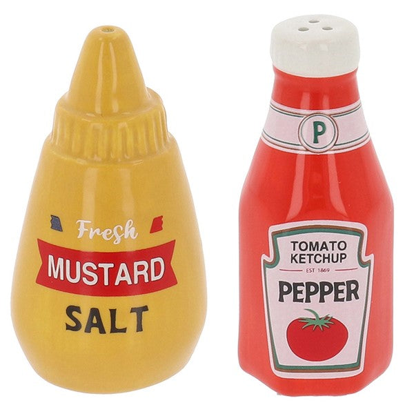 Foodie Fun Salt& Pepper As Ketchup & Mustard