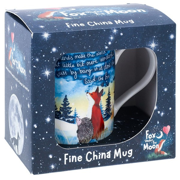 Fox Under The Moon Boxed Mug Wonderful Friend