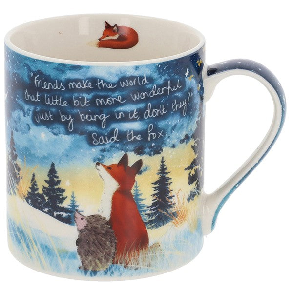 Fox Under The Moon Boxed Mug Wonderful Friend