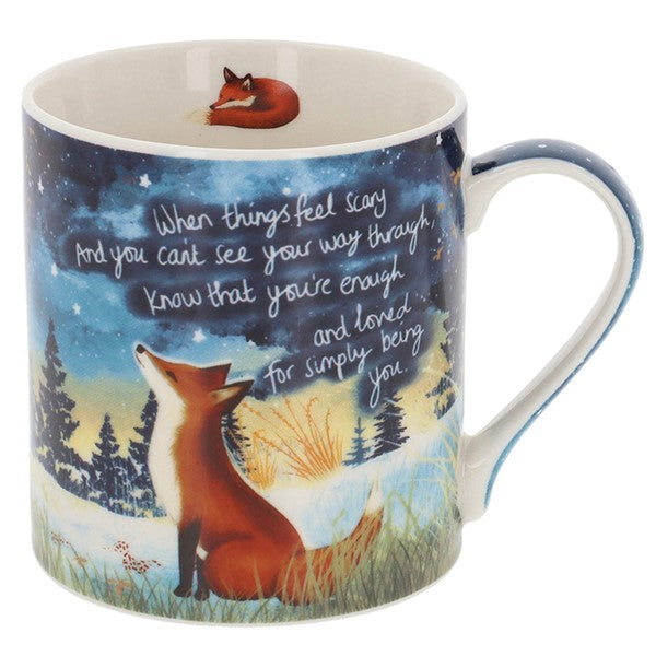 Fox Under The Moon Boxed Mug Simply You