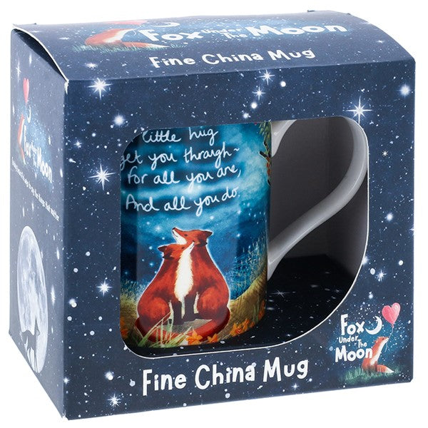 Fox Under The Moon Boxed Mug Little Hug