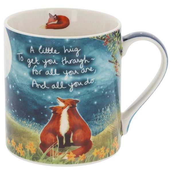 Fox Under The Moon Boxed Mug Little Hug