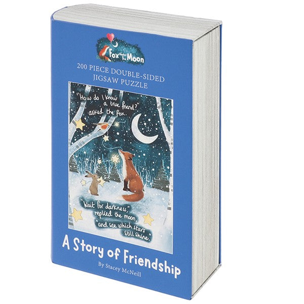 Fox Under The Moon Jigsaw Friendship