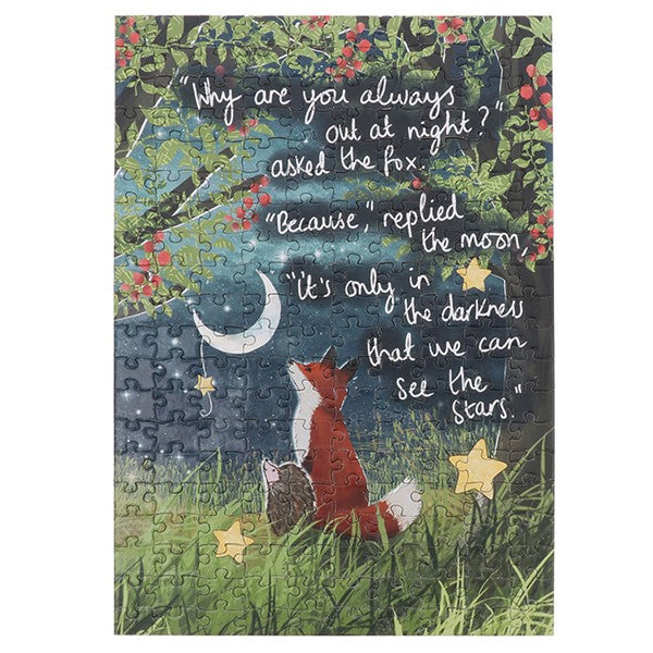 Fox Under The Moon Jigsaw Love