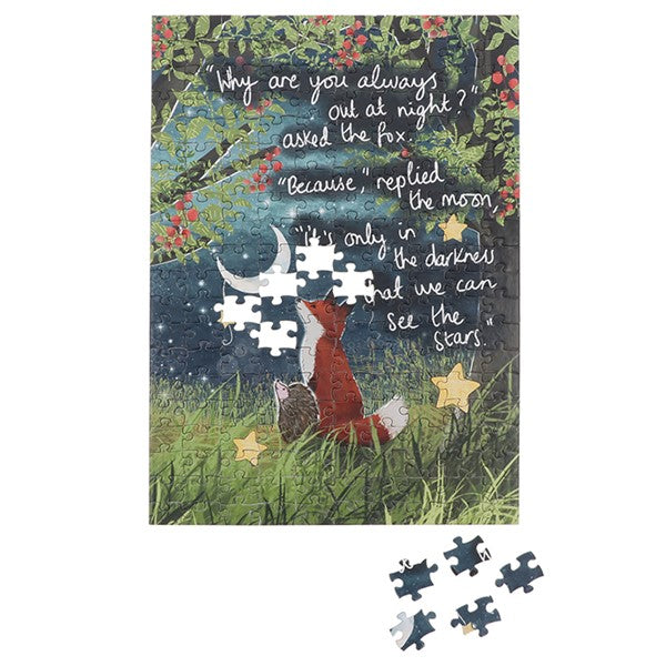 Fox Under The Moon Jigsaw Love