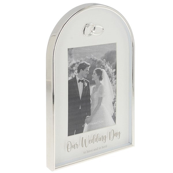 Silver Arch Frame Wedding
