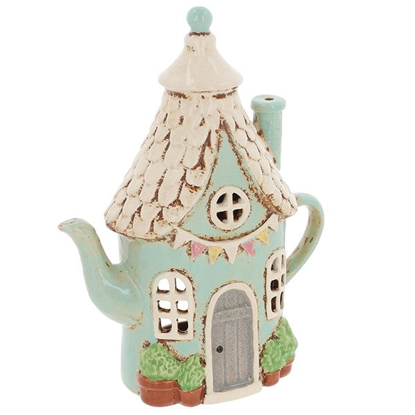 Village Pottery Round House Teapot Tealight