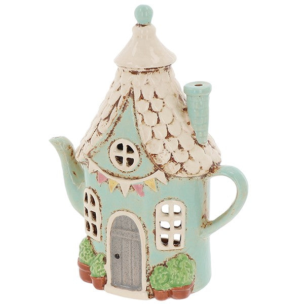 Village Pottery Round House Teapot Tealight
