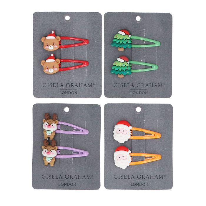 Gisela Graham Christmas Character Hair Clips