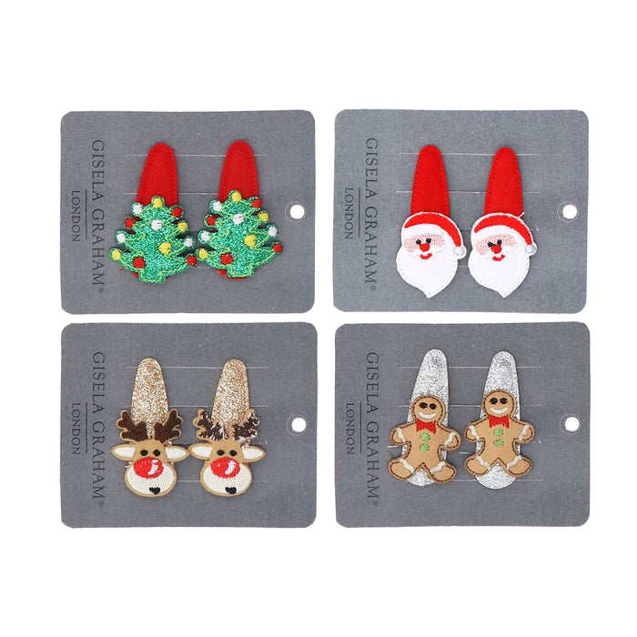 Gisela Graham Christmas Character Hair Clips