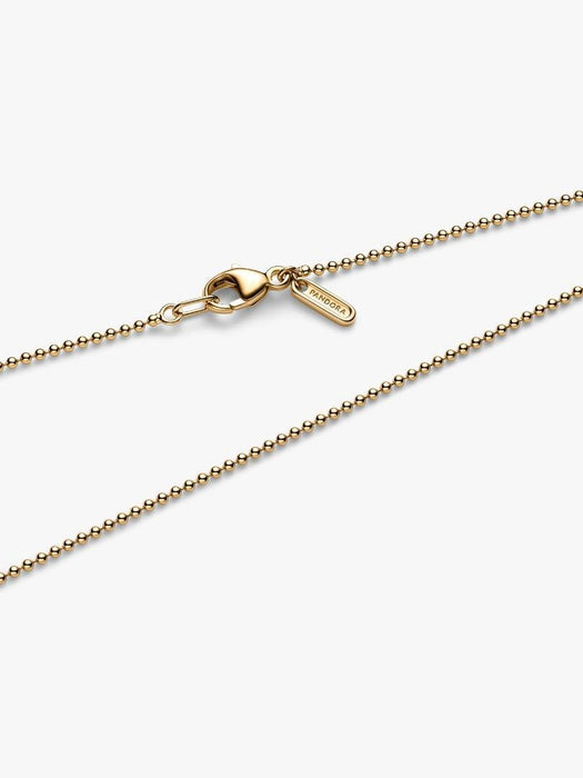 Pandora Ball Chain Necklace 14k Gold Plating
