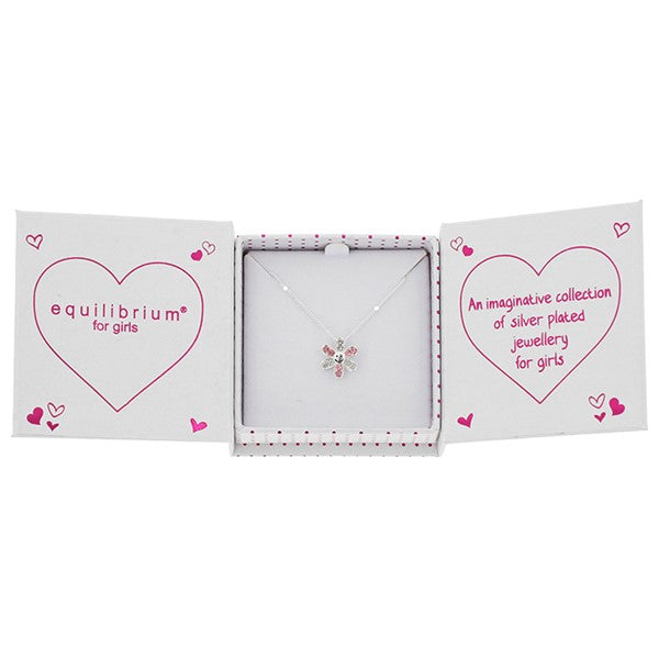 Happy Flowers Silver Plated Necklace