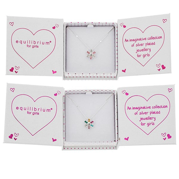 Happy Flowers Silver Plated Necklace