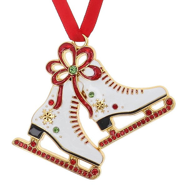Xmas Treasures Ice Skates Tree Ornament