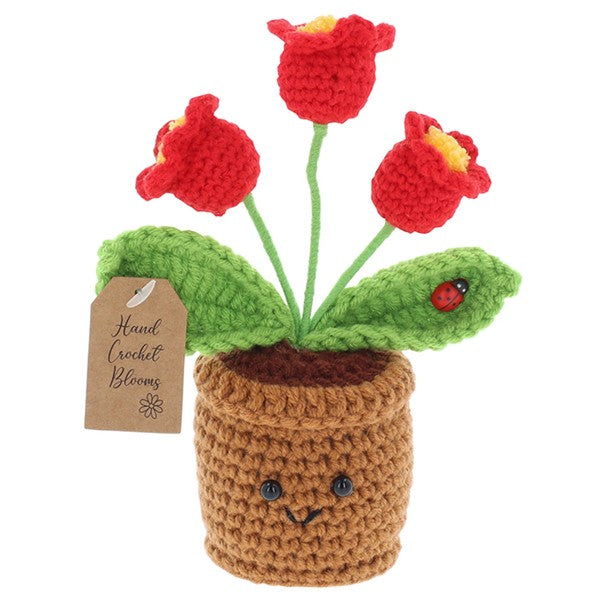 Crochet Happy Pot Tulips