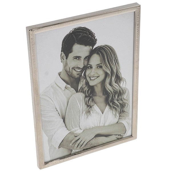 Silver Slim Mottle Frame 5x7