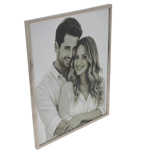 Silver Slim Mottle Frame 6x10
