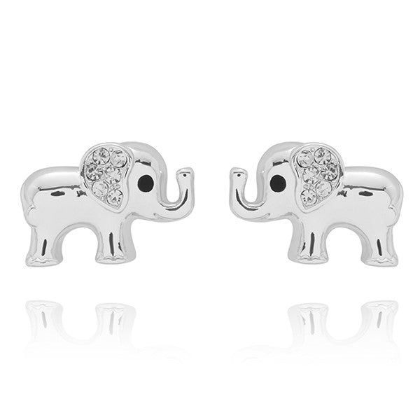 Girls Little Ellie Silver Plated Earrings