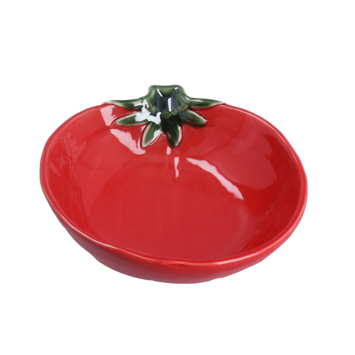 Gisela Graham Tomato Shaped Stoneware Small Bowl
