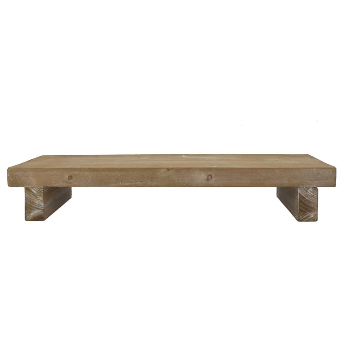 Gisela Graham Natural Wood Rectangular Large Riser