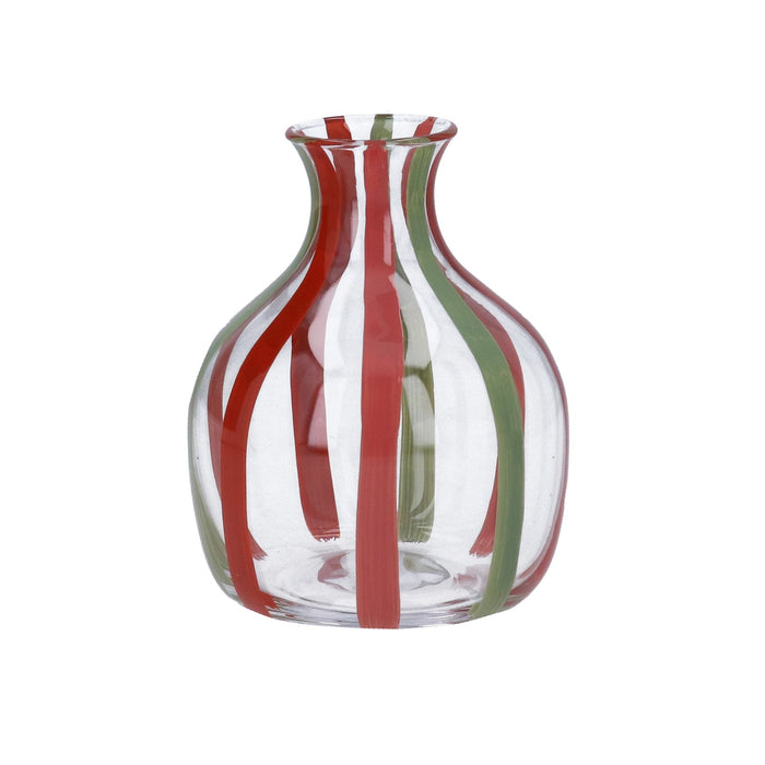 Gisela Graham Mixed Stripe Onion Vase