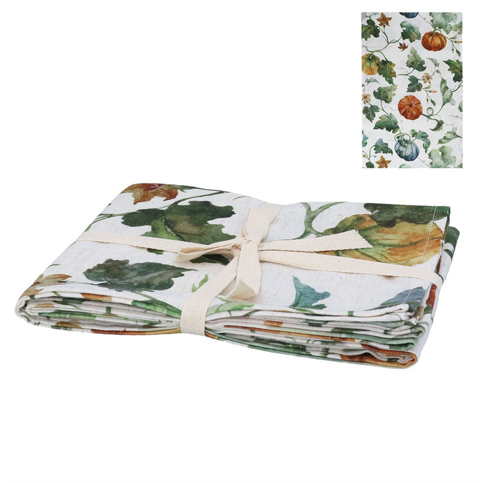 Gisela Graham Pumpkin/Tendril Vines Autumn Table Runner200cm