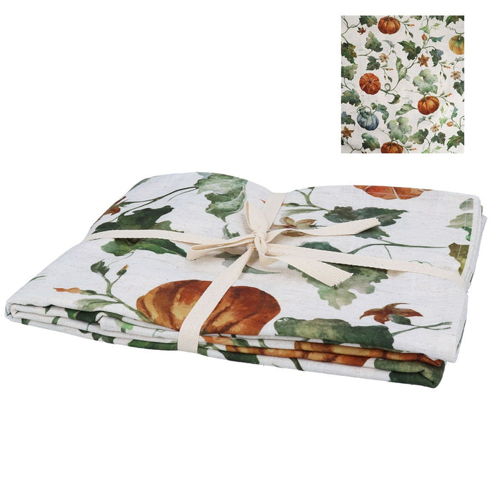 Gisela Graham Pumpkin/Tendril Vines Autumn Table Runner250cm