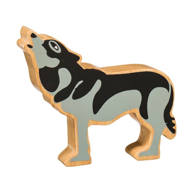 LK Wooden Toy Animal Wolf