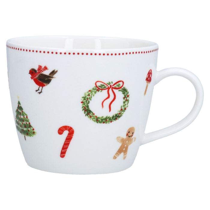 Gisela Graham Nordic Icons Stoneware Mug