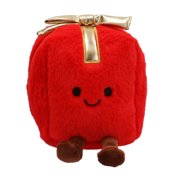 Gisela Graham Happy Red Present Plush Toy 16cm