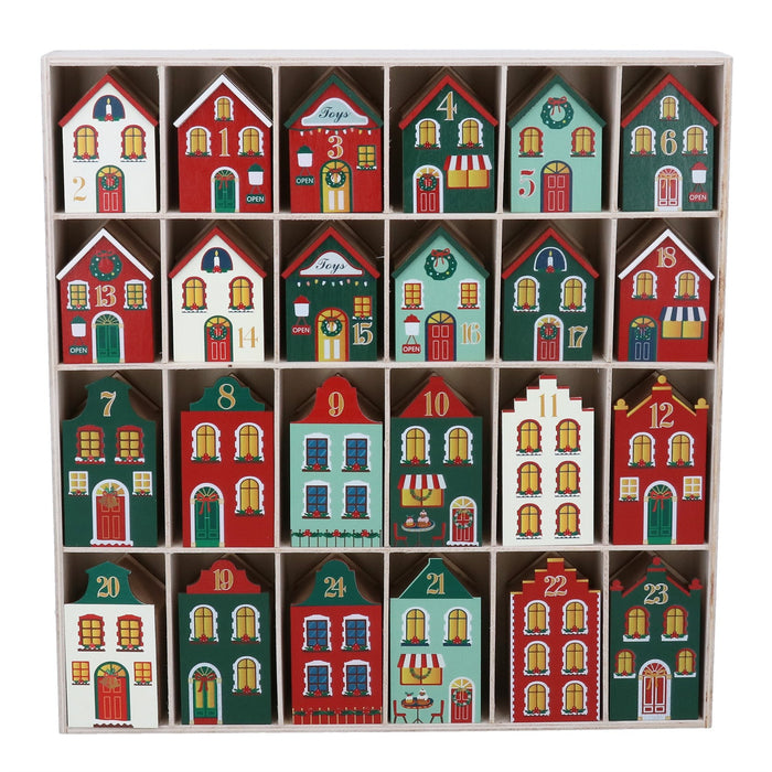 Gisela Graham Dutch House Village Wood House Advent
