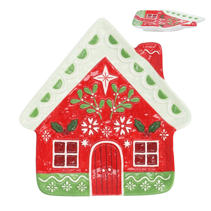 Gisela Graham Alpine House Ceramic Plate