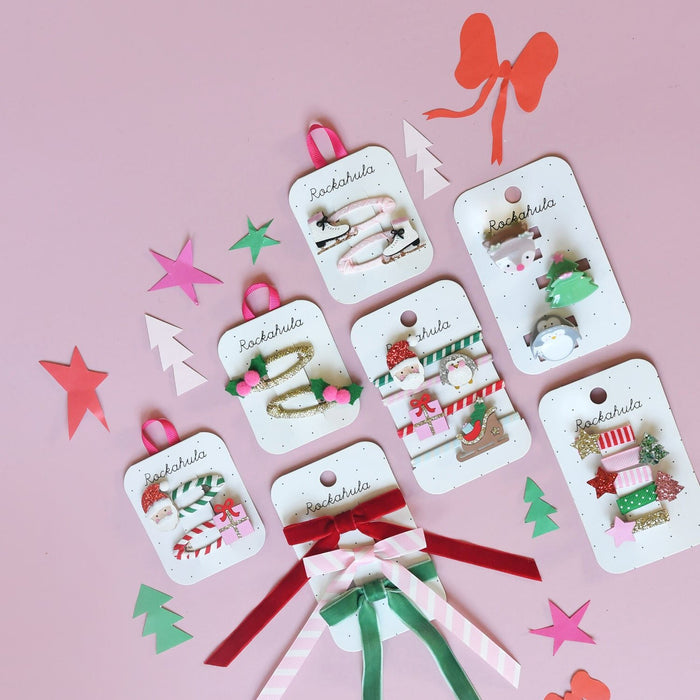 Rockahula Festive Christmas Claw Clips 3 Pack