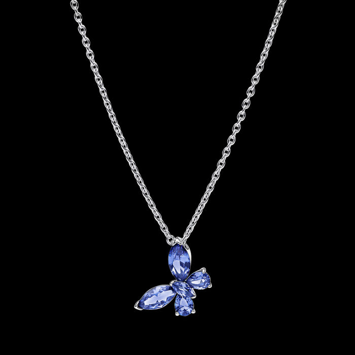 Pandora Butterfly Pendant Necklace Sterling Silver