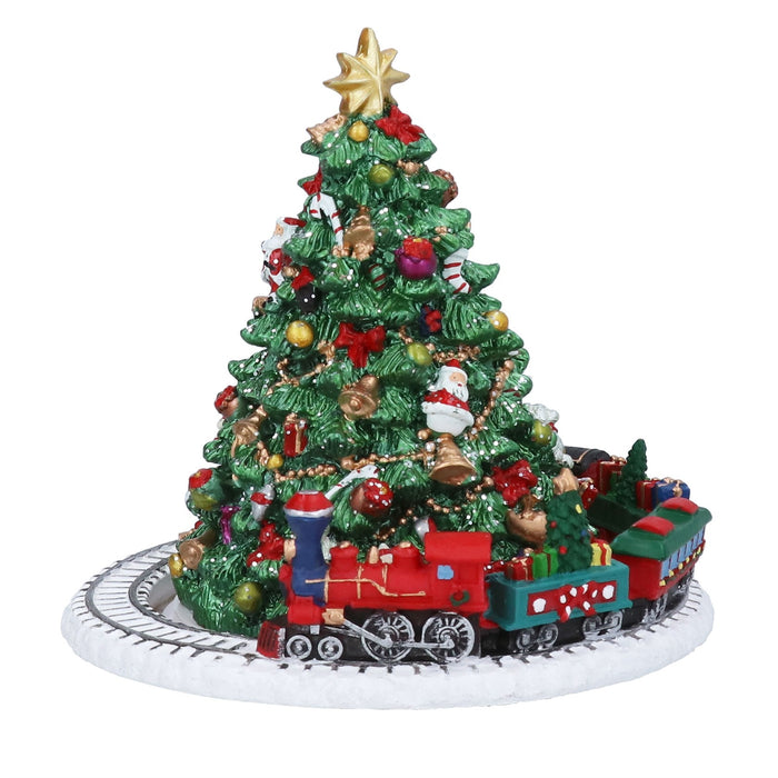Gisela Graham Resin Christmas Tree Music Box