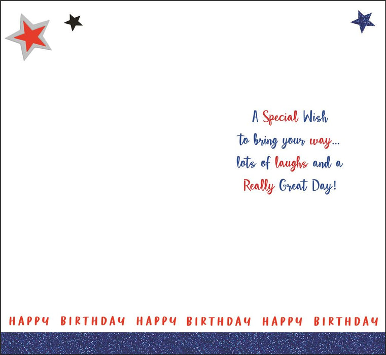 Jonny Javelin 'To A Great Brother In Law' Birthday Card