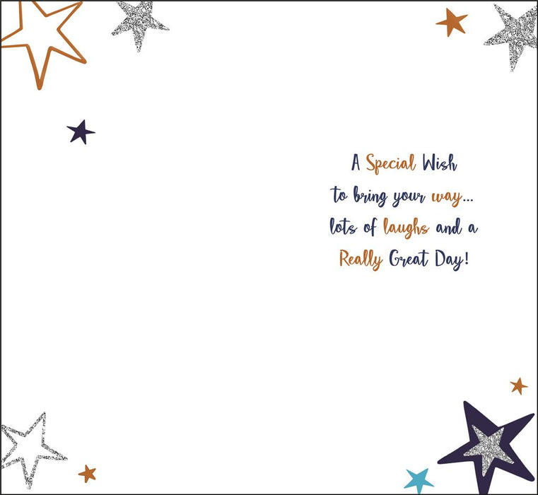 Jonny Javelin 'To A Special Brother' Birthday Card