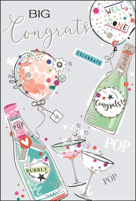 Jonny Javelin 'Big Congrats' Card