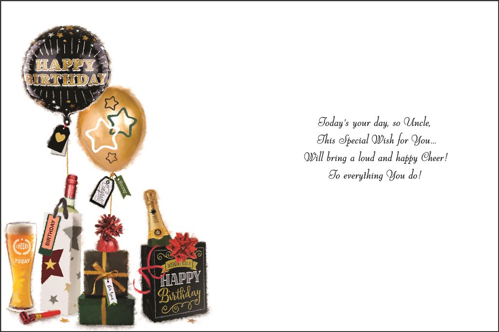 Jonny Javelin 'Special Uncle' Birthday Card