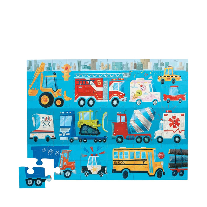 Crocodile Creek Vehicles Jigsaw 36-Piece