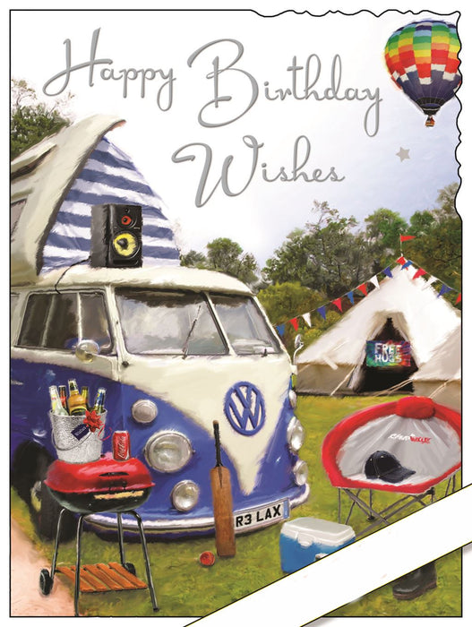 Jonny Javelin 'Happy Birthday Wishes' Birthday Card